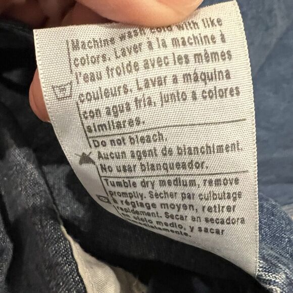 Carhartt Overalls Bib Mens Size 36x32 Workwear Carpenter Blue Denim Logo - Picture 11 of 16